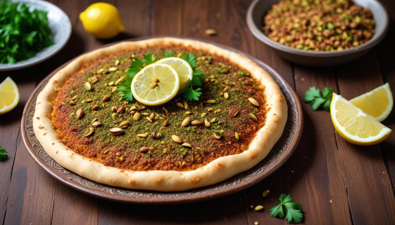 Fıstıklı Lahmacun: Lezzetin Zirvesi